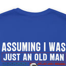 Underestimate No More: Military Design T-Shirt - U.S. Veteran, Proving Age Doesn't Define Valor