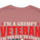 Grumpy Veteran: Military Design T-Shirt - Experience, Tenacity, and No-Nonsense Attitude