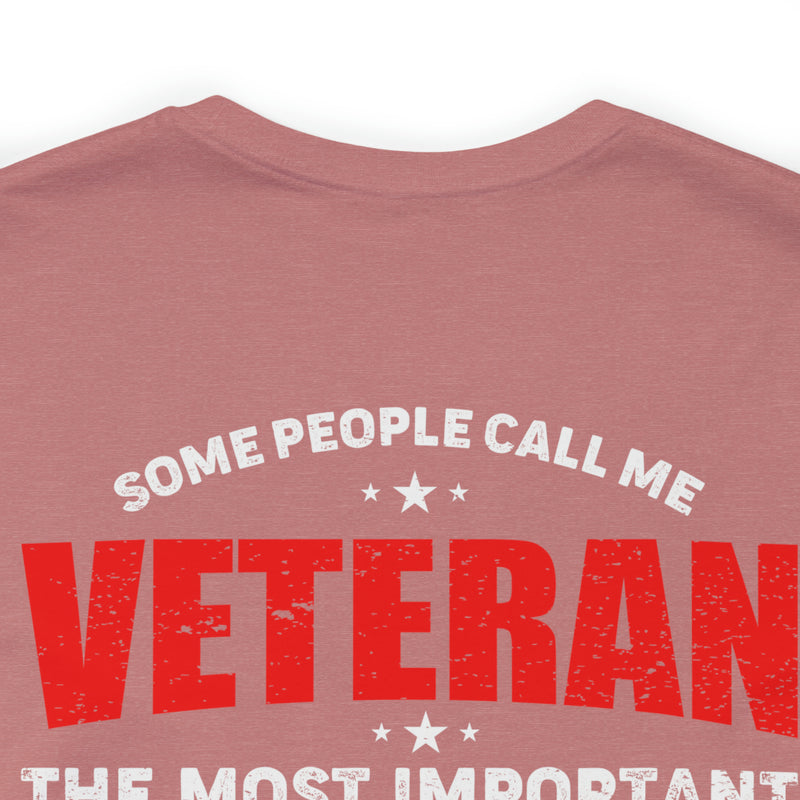 Mom: The Greatest Title, Veteran: The Noble Service - Military Design T-Shirt