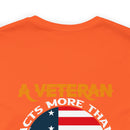 Actions Speak Louder: Military Design T-Shirt - Veterans Lead by Example