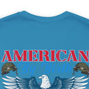 Patriotism Personified: Military Design T-Shirt - American by Birth, Veteran by Choice