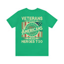 Veterans: American Heroes - Military Design T-Shirt for Patriotism and Appreciation