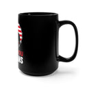 Honor and Sip: 15oz Military Design Black Mug - 'THANK YOU VETERANS' - Salute our Heroes with Every Sip!