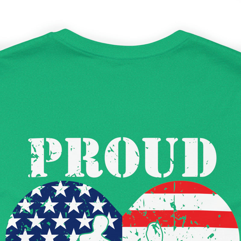 Proud Family Legacy: Military Design T-Shirt Celebrating Service and Unity