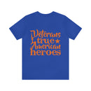 American Heroes: Veterans, True Patriots" Military Design T-Shirt