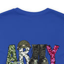 Army Dad: Military Design T-Shirt for Proud Fathers!