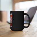 Proud Vietnam Veteran: 15oz Military Design Black Mug - Honoring the Unsung Heroes of Our Nation!