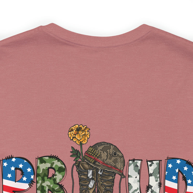 Proud Veteran: Military Design T-Shirt - Wear Your Service with Honor!