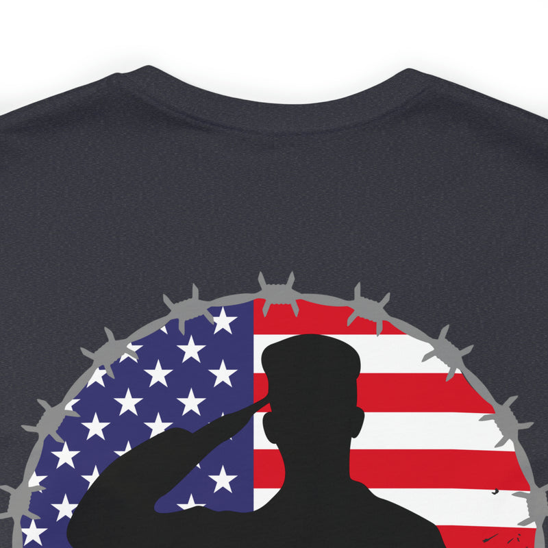 Gratitude Unveiled: Thank You Veterans Military Design T-Shirt