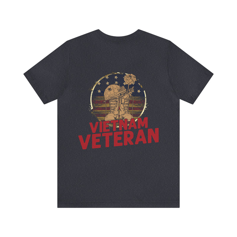 Remembering Our Heroes: Military T-Shirt with 'Vietnam Veteran' Design