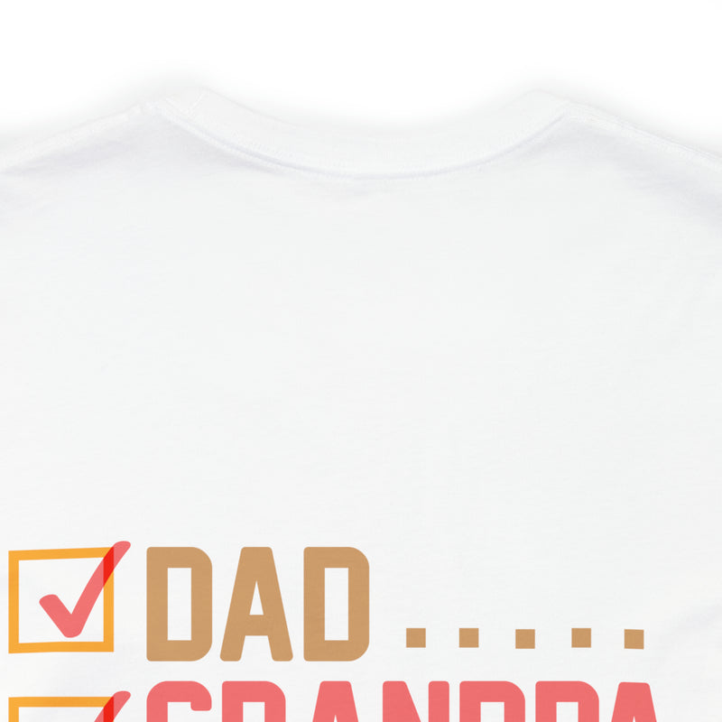 Dad, Grandpa, Veteran: Military Design T-Shirt Celebrating Family Heroes!