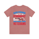 Resilient and Honorable: Military Design T-Shirt - 'God Found Some of the Strongest Women and Made Them Veterans