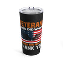 Unparalleled Service: Military Design Tumbler - 20oz