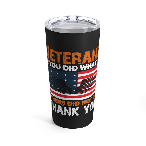 Unparalleled Service: Military Design Tumbler - 20oz