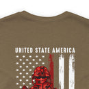 Honoring All Who Served: United States America Veteran's Day - Military Design T-Shirt