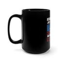 Wisdom and Valor: 15oz Black Military Design Mug - 'Assuming I Was Just an Old Man Was Your First Mistake - U.S. Veteran'