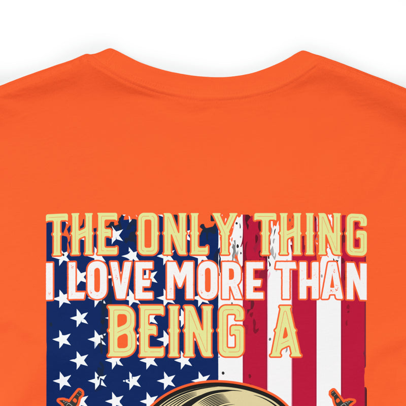 Ultimate Patriotic Tribute: Military Design T-Shirt for Proud Papas Who Love Being Veterans!