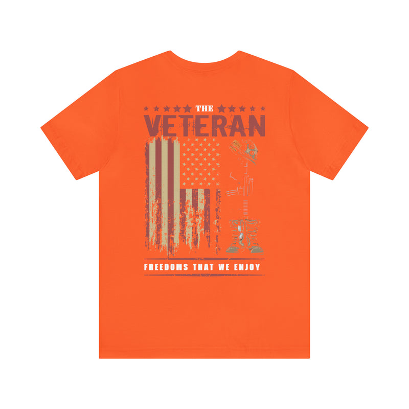 Guardians of Freedom: Military Design T-Shirt Celebrating Veterans and the Gift of Liberty