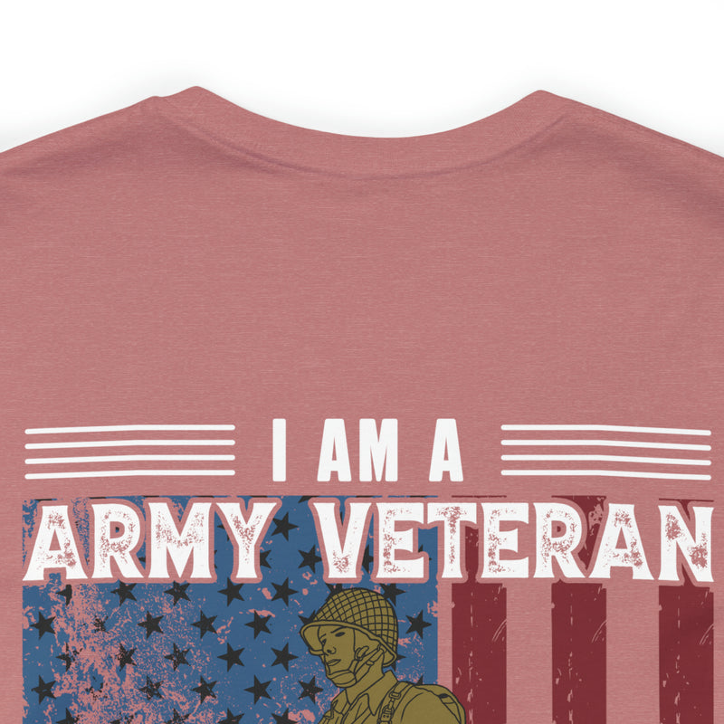 Veteran's Wit and Skill: Military T-Shirt - 'I Am an Army Veteran, I Can Fix Stupid But It's Gonna Hurt