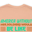 Americh: United with Our Angels - Military Design T-Shirt Honoring Guardians of Freedom