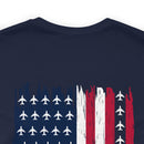 US Vector: Military Design T-Shirt Celebrating American Pride and Strength