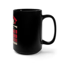 Inspiration in Every Encounter: 15oz Military Design Black Mug - Honoring America's Soldiers