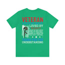 Veteran: Loved by Plenty, Hated by Many - Military Design T-Shirt with Heart, Fire, and Gratitude