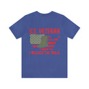 U.S. Veteran: Military Design T-Shirt - I Walked the Walk, Defending Our Nation