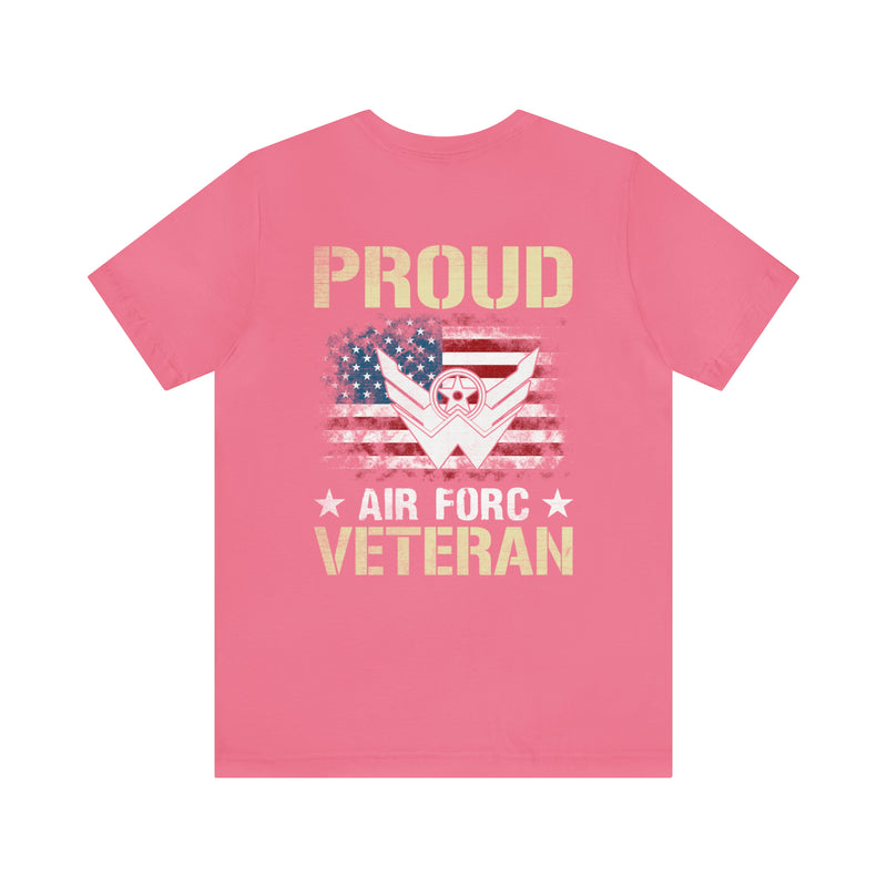 Proud Air Force Veteran: Military Design T-Shirt for True Heroes