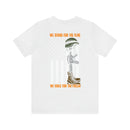 United in Resilience: Military T-Shirt with 'We Stand for the Flag' Design