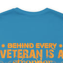 Unyielding Support: Military Design T-Shirt Celebrating Veteran Families
