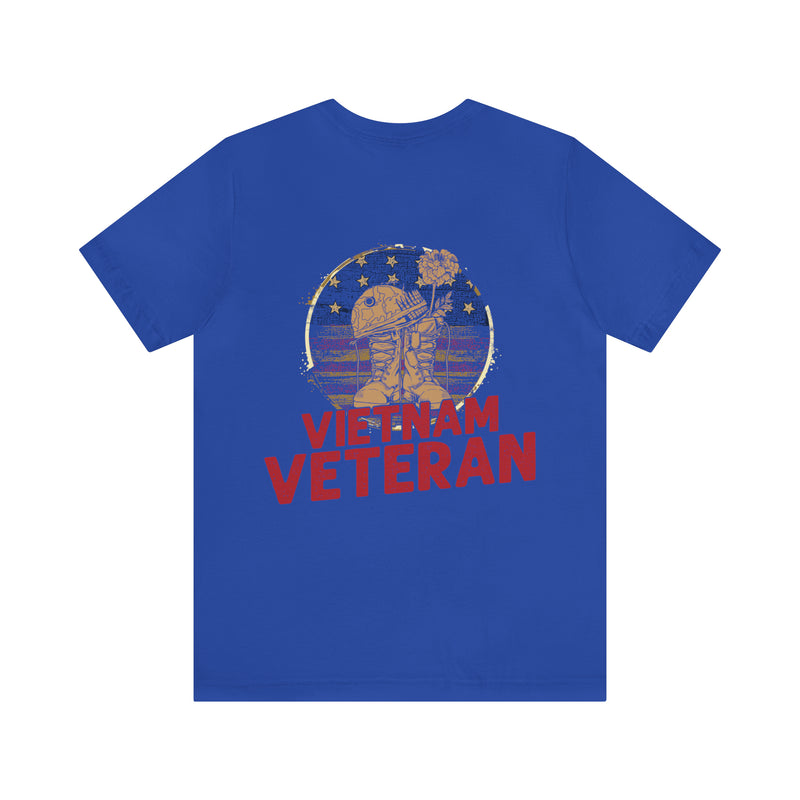 Remembering Our Heroes: Military T-Shirt with 'Vietnam Veteran' Design