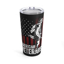 American Veterans Pride - 20oz Military Design Tumbler: Honoring Those Who Serve