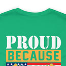Proud Salute to My Veteran Grandpa T-Shirt: Honoring Family's Military Legacy