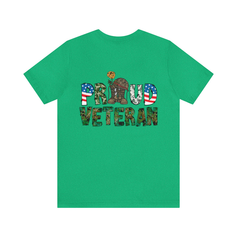 Proud Veteran: Military Design T-Shirt - Wear Your Service with Honor!