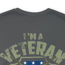 Timeless Service: Military Design T-Shirt - 'I'm a Veteran - My Oath of Enlistment Has No Expiration Date