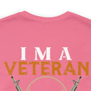 Veteran Themed T-Shirt with 'I Can Fix Stupid' Humorous Military Design