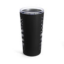 No Surrender Black Flag Skull Tumbler