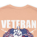 Heart to Heart: Veteran and Daughter Military Design T-Shirt Celebrating Unbreakable Bonds