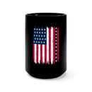 US Veteran Pride: 15oz Military Design Black Mug for Vector Enthusiasts