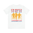 Proudly American: Military Design T-Shirt - 'I'm Proud to Be an American
