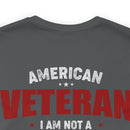 American Veteran: Walking Beside Heroes T-Shirt with Military Design - Honoring the Few
