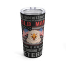 Airborne Veteran Power: 20oz Military Design Tumbler - Black Background Edition