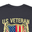 Defender of Liberty and Freedom: U.S. Veteran Military Design T-Shirt - Honoring True Heroes