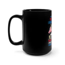 Proud American Veteran: 15oz Military Design Black Mug