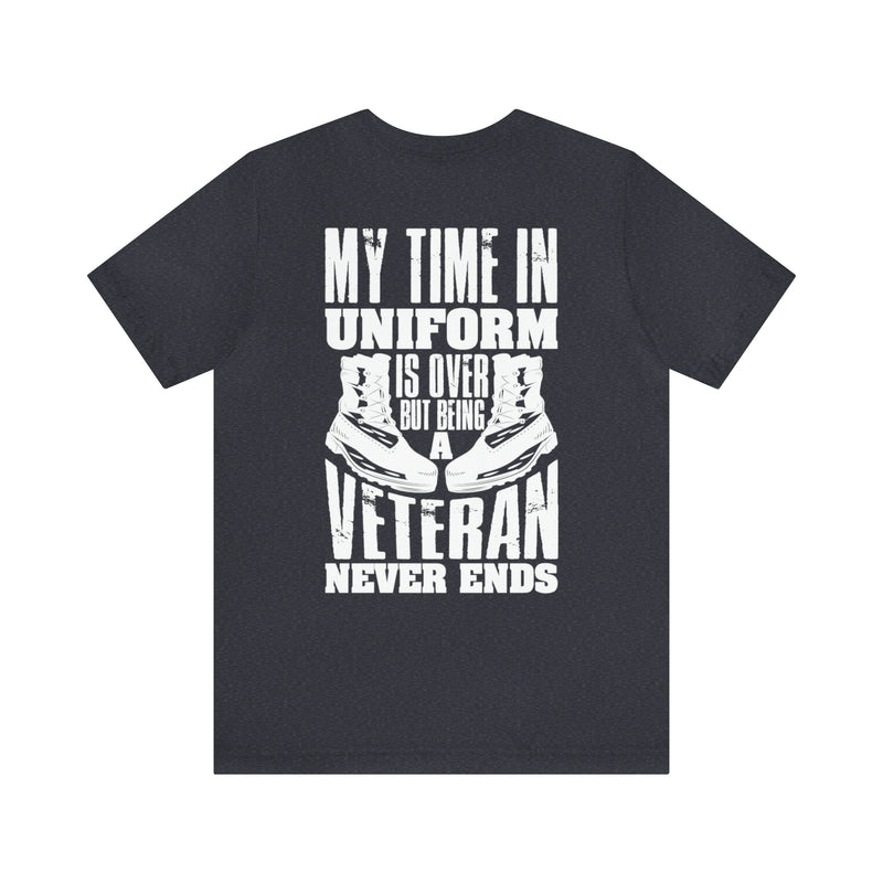 Endless Veteran Spirit: Military Design T-Shirt - A Tribute to Timeless Service and Dedication