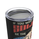 Inspiring Patriotism: 20oz Military Design Tumbler - Be the Kind of American Worth Fighting For!