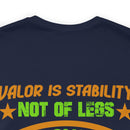 Soul of Valor: Military Design T-Shirt for Courageous Warriors