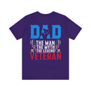 Veteran Tribute: DAD - The Man, The Myth, The Legend - Military Design T-Shirt