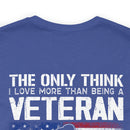 Grandpa and Veteran: Military Design T-Shirt Celebrating Love and Legacy